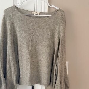 THML Heather Gray Knit Top